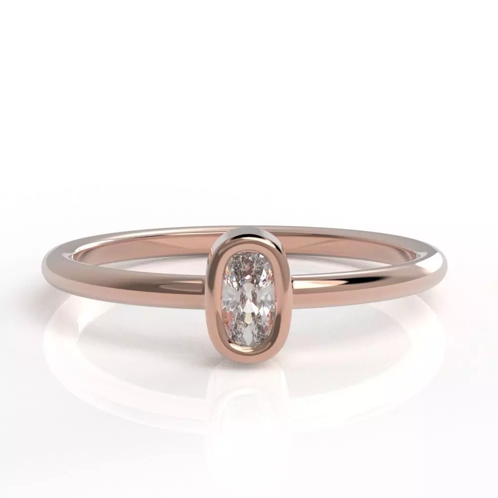 Cushion bezel ring 3D print model