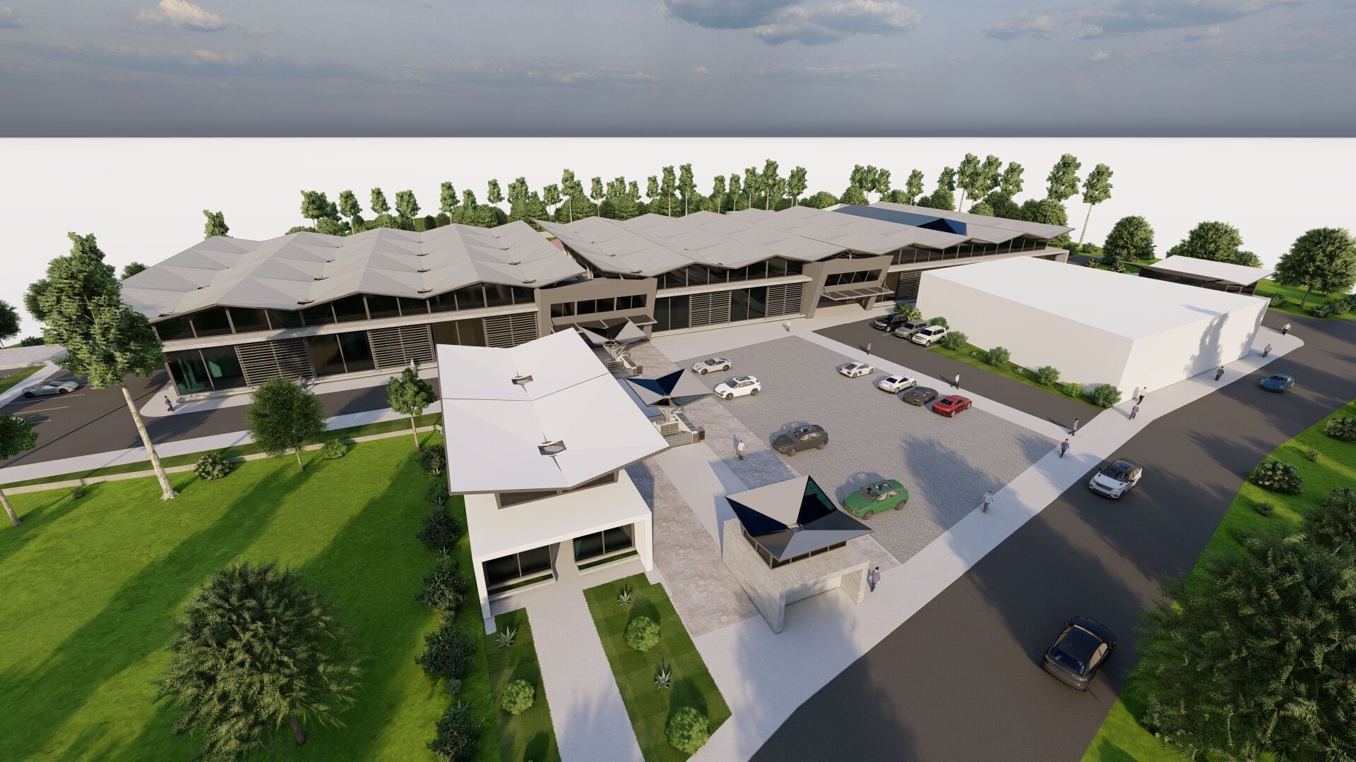 Stadium and sports complex-entertainment complex 3D model_24