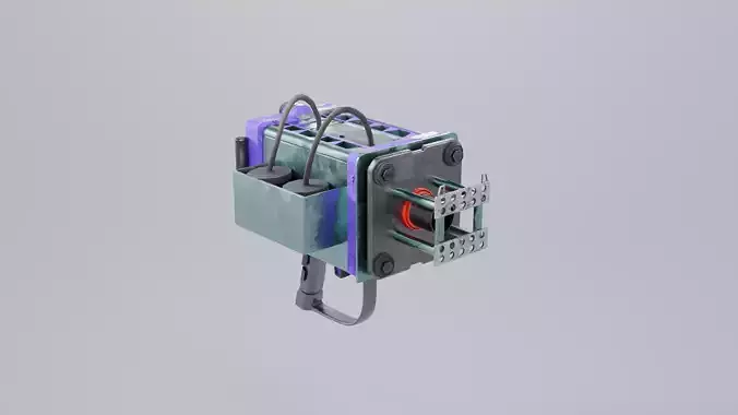 Futuristic Nail Pistol