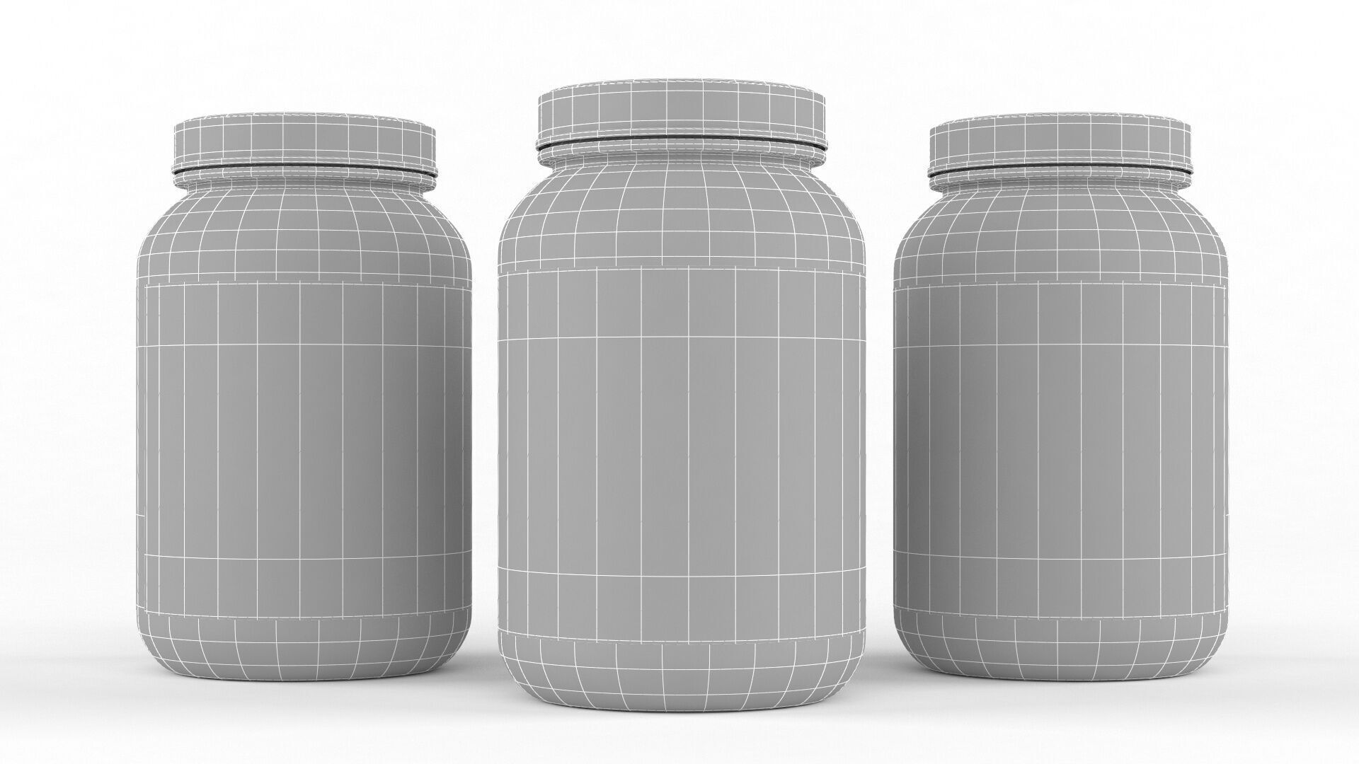 Protein Powder 3D model_5