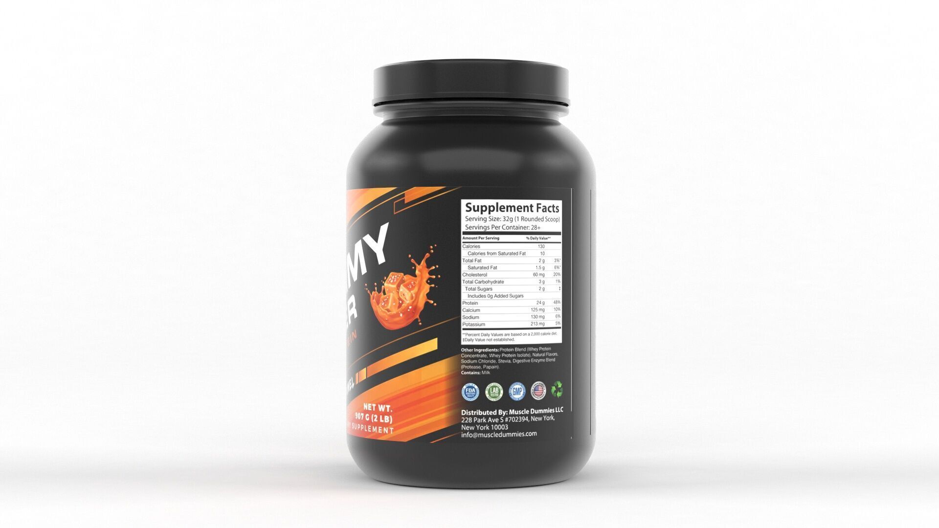 Protein Powder 3D model_2