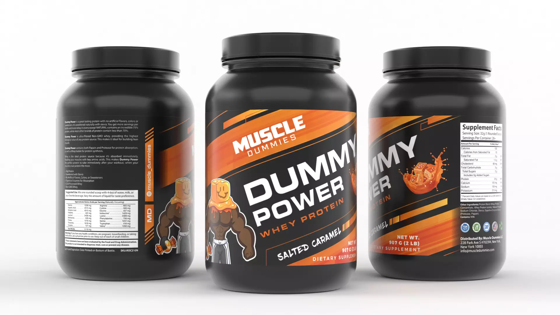 Protein Powder 3D model_0