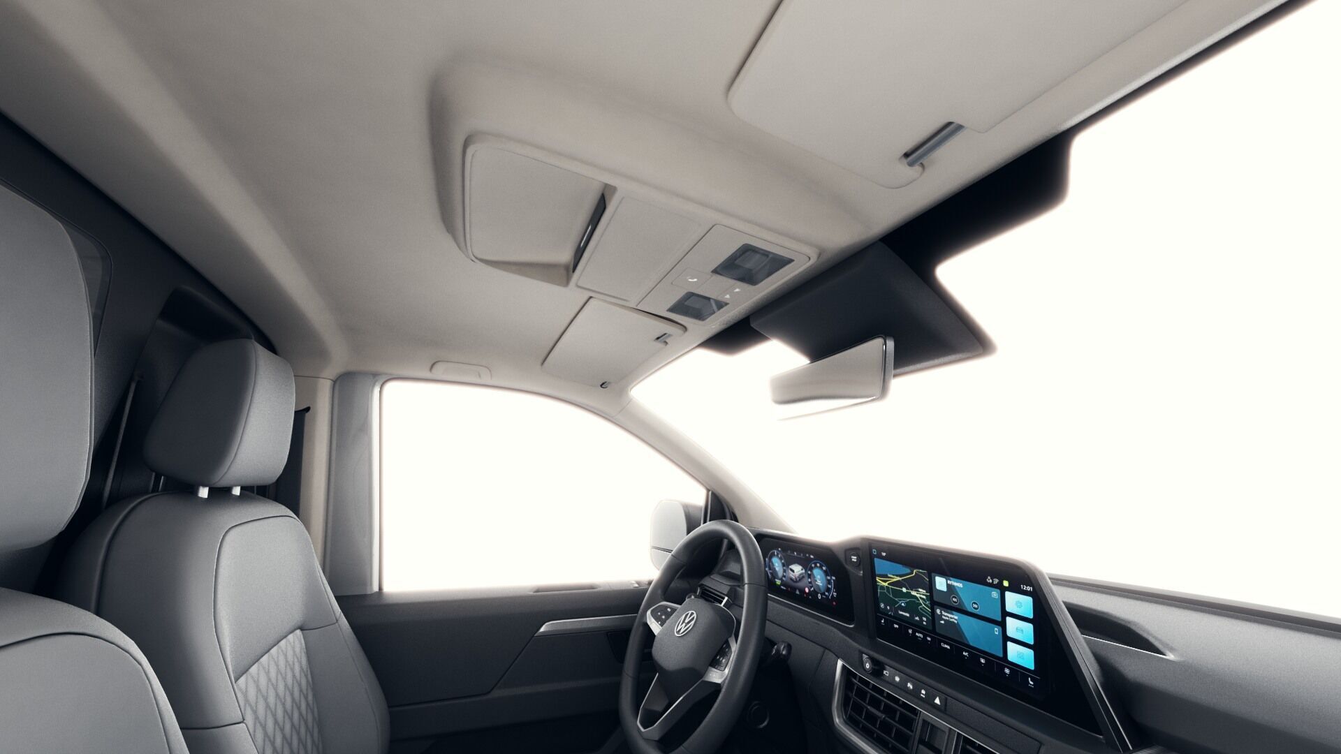 Volkswagen Transporter T7 Panel Van with interior 3D model_15