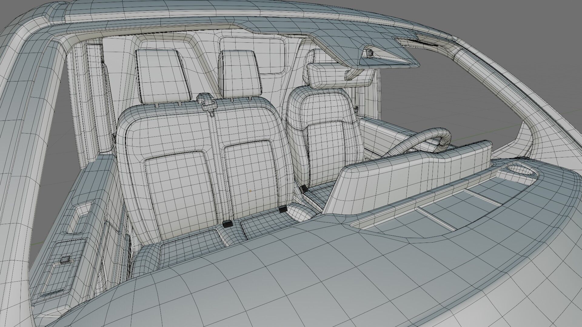 Volkswagen Transporter T7 Panel Van with interior 3D model_37