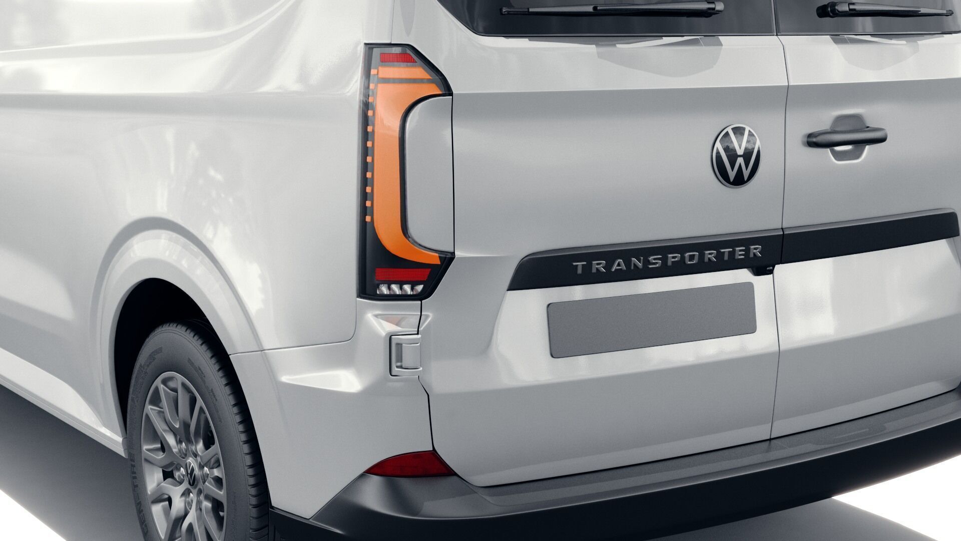 Volkswagen Transporter T7 Panel Van with interior 3D model_11