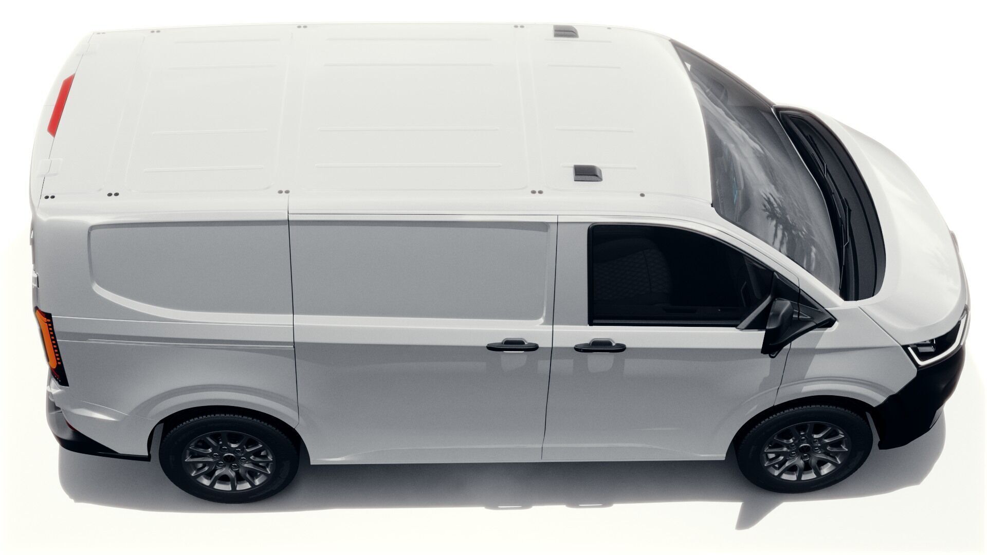 Volkswagen Transporter T7 Panel Van with interior 3D model_7