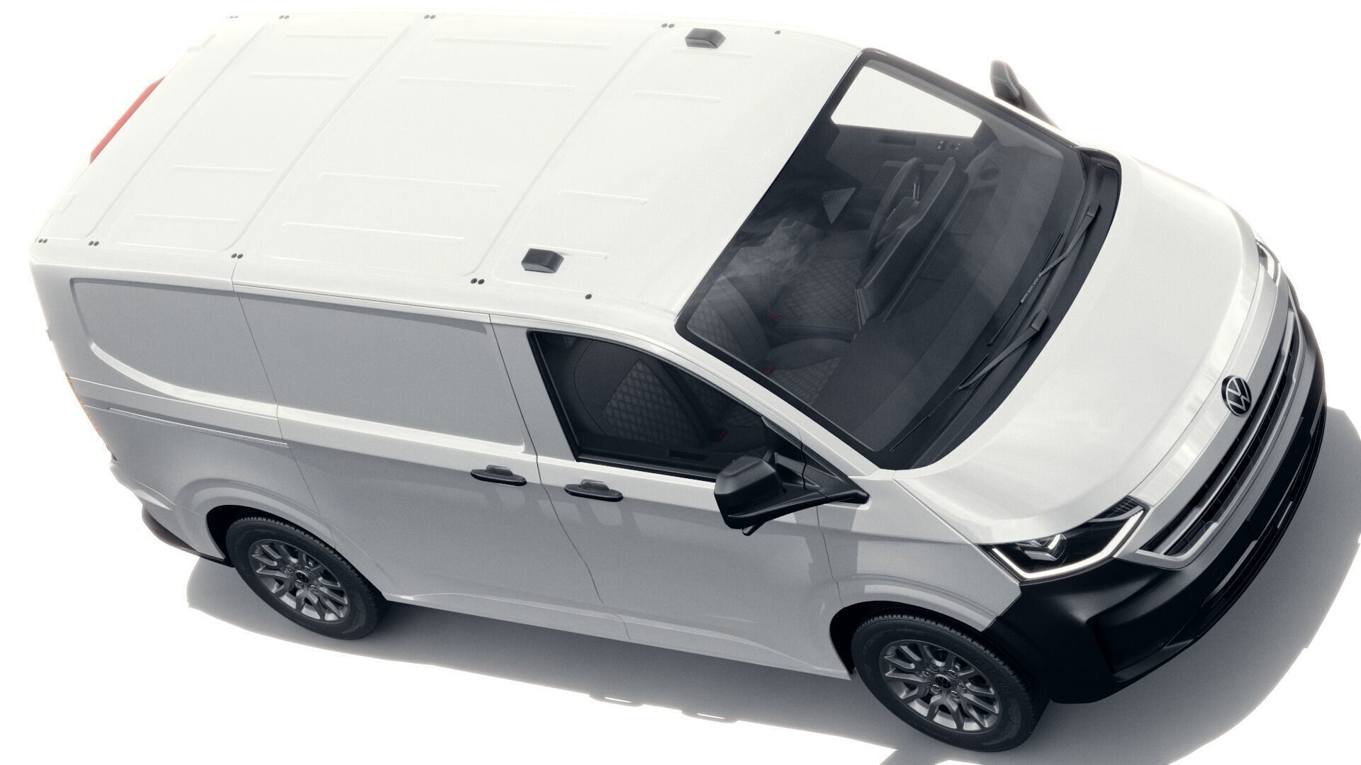 Volkswagen Transporter T7 Panel Van with interior 3D model_8