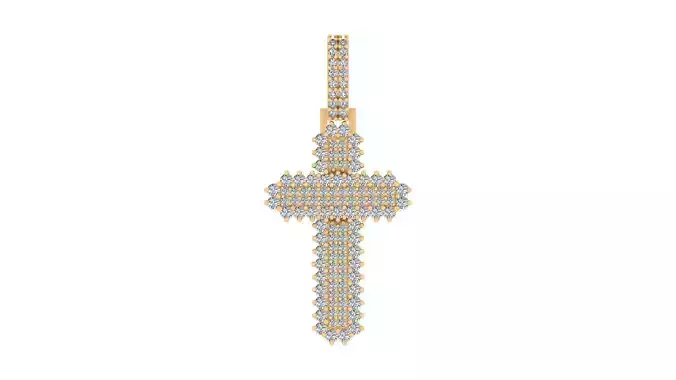  Luxury Diamond Cross Pendant
