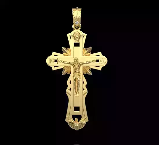 Jesus Cross Pendant 9902