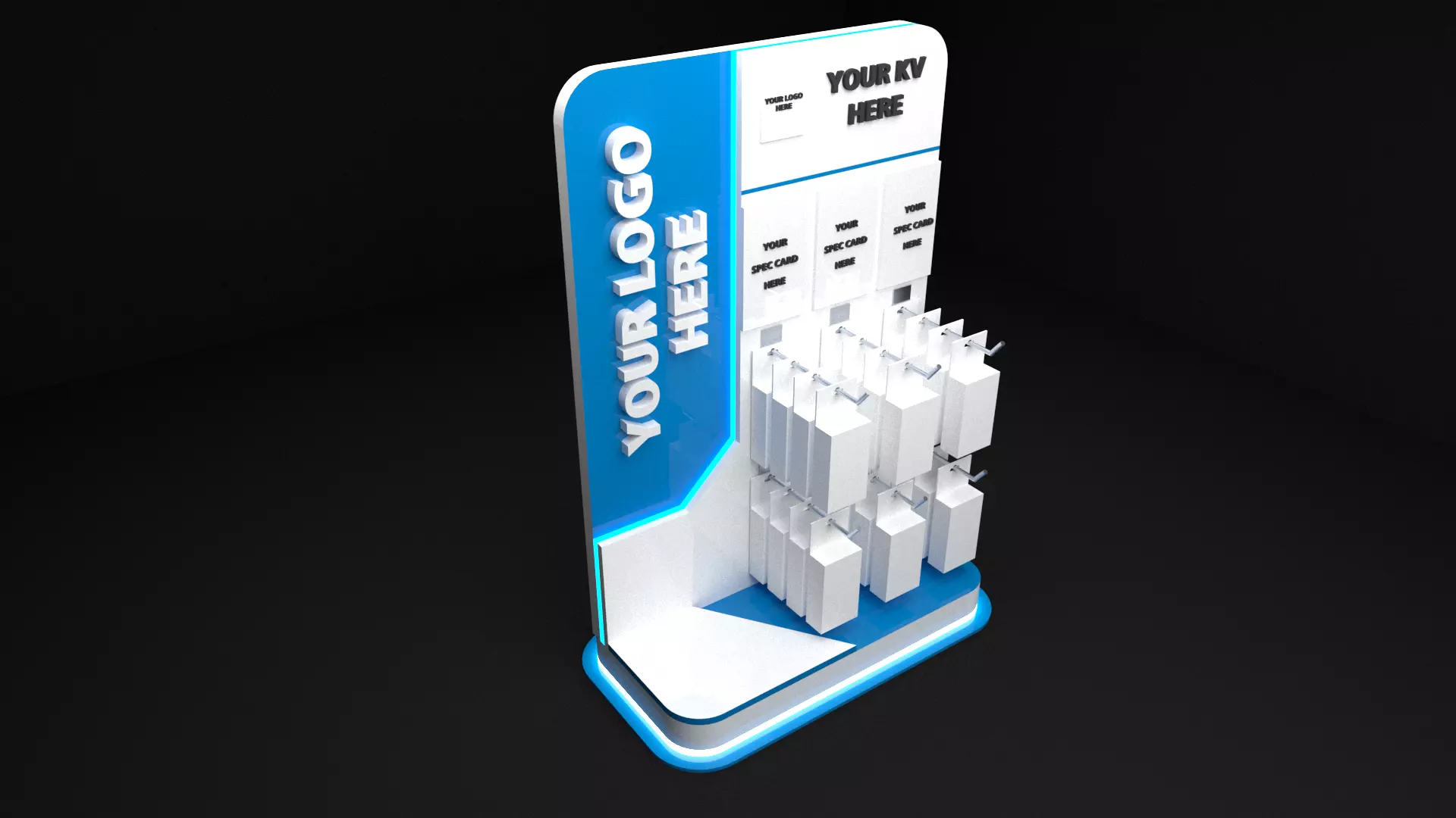 POSM Booth Design 3D model | CGTrader