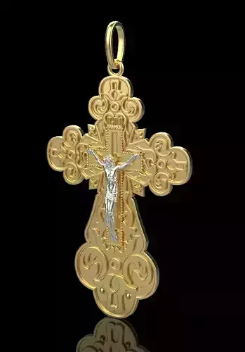 Jesus Cross Pendant 8980