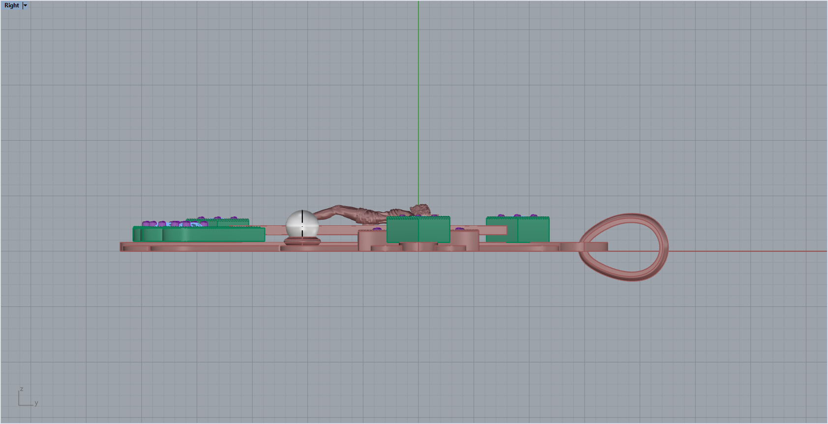 Cross Pendant 8957 3D print model_6