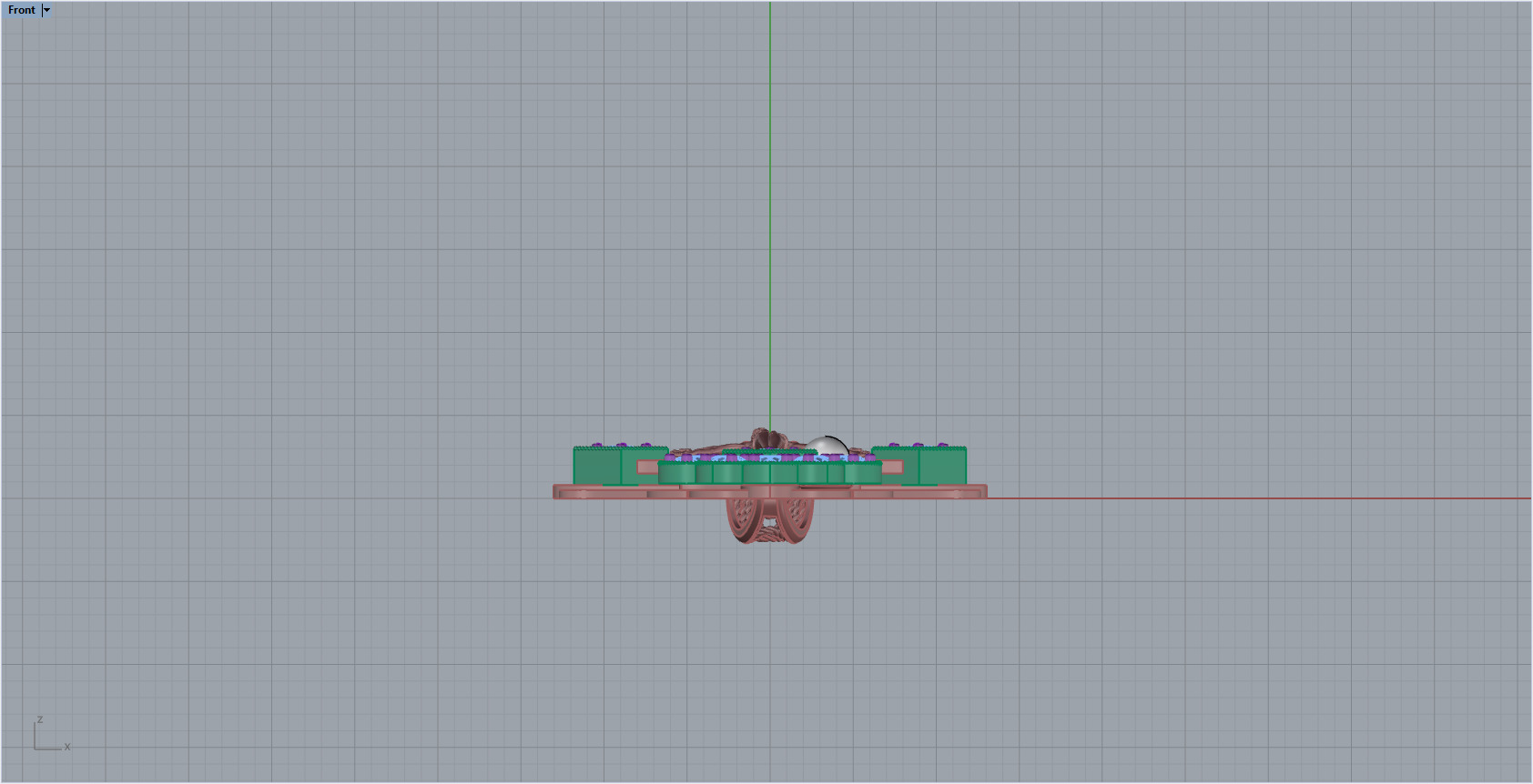 Cross Pendant 8957 3D print model_7