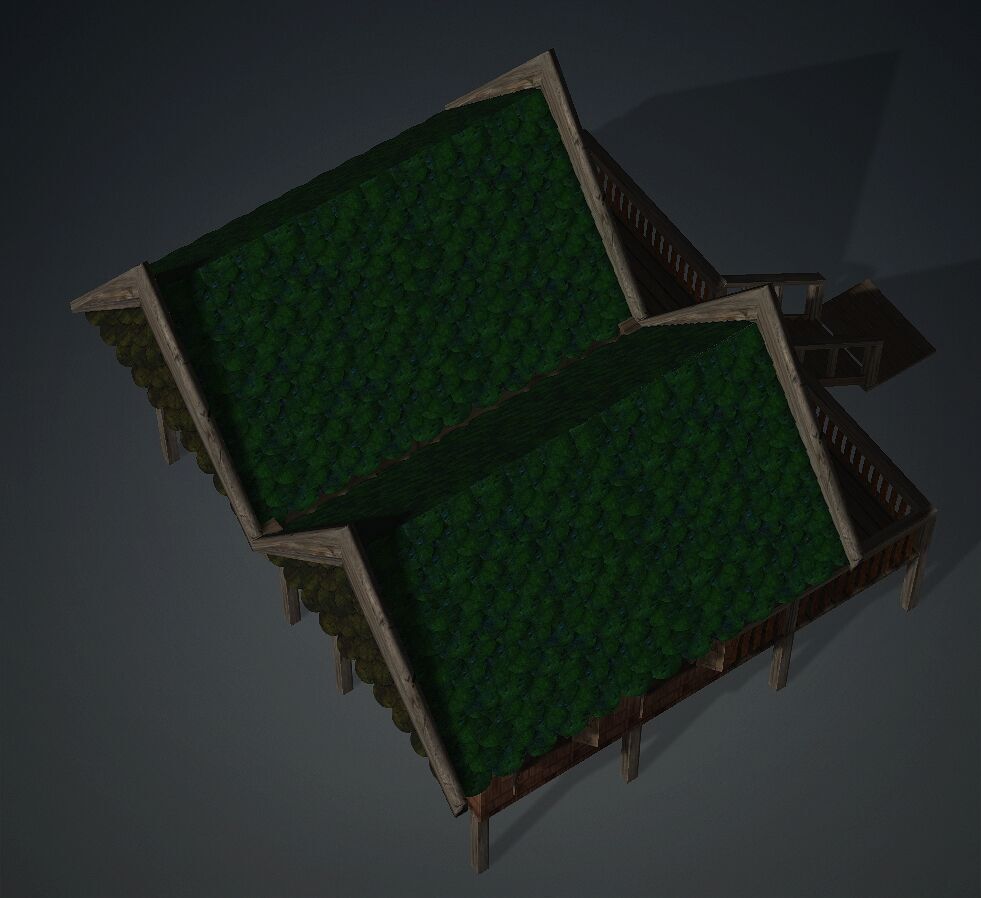 Lanna House Thailand 01 3D model_4