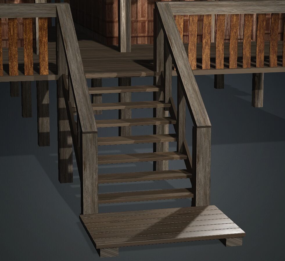 Lanna House Thailand 01 3D model_6