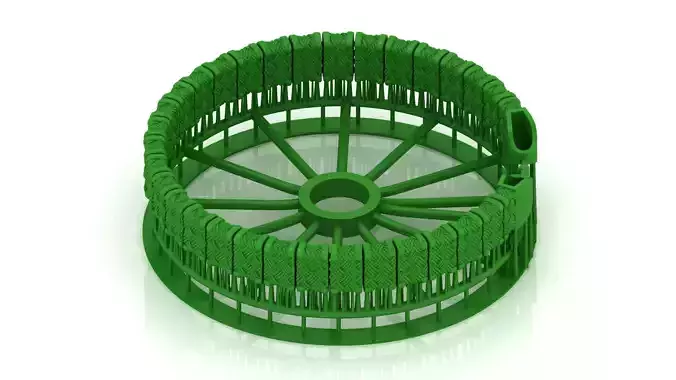 TEXTURE UNISEX BRACELET 3D MODEL 