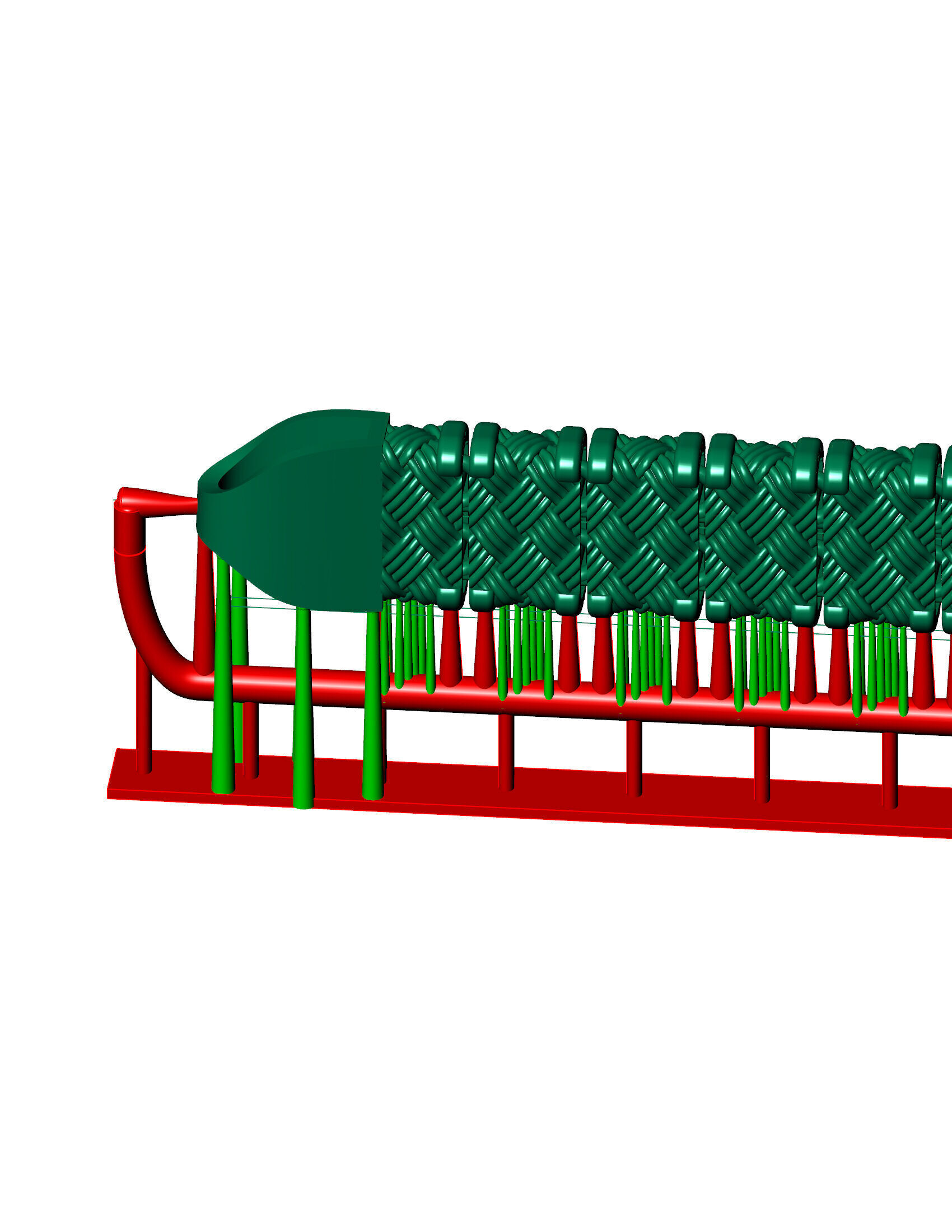 TEXTURE UNISEX BRACELET 3D MODEL STRICK TYPE 3D print model_2