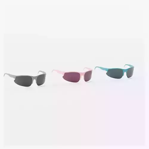 LOW-POLY SUNGLASSES Low-poly 3D model