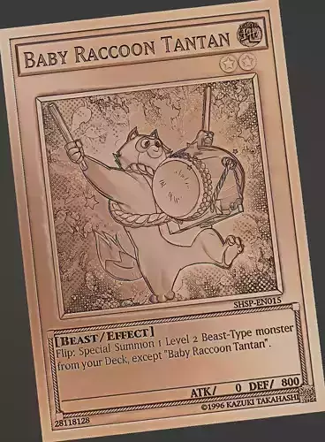 Baby Raccoon Tantan - yu-gi-oh