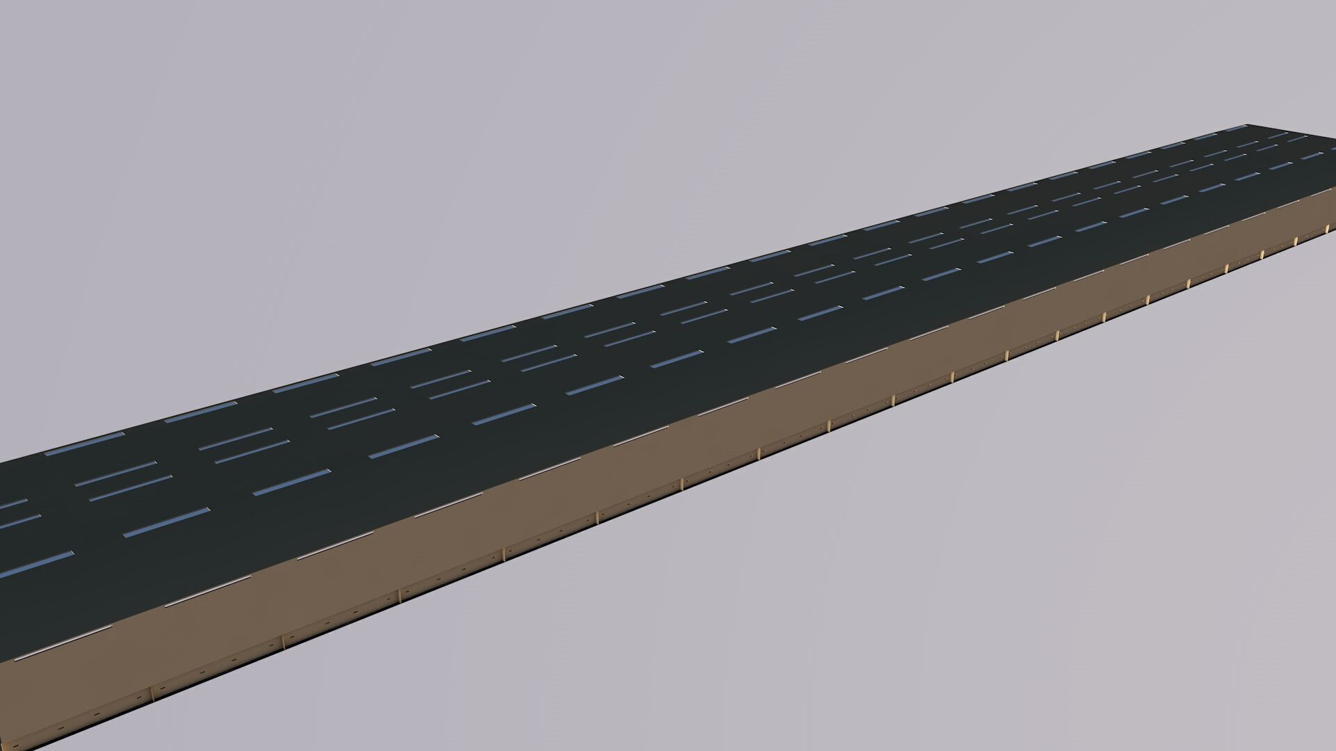 Road Tunnel 2 Low-poly 3D model_4