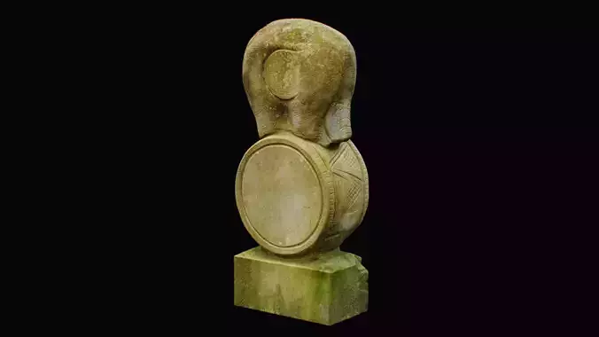 Stone Mythical Circus Elephant Statue Art Animal Sculpture