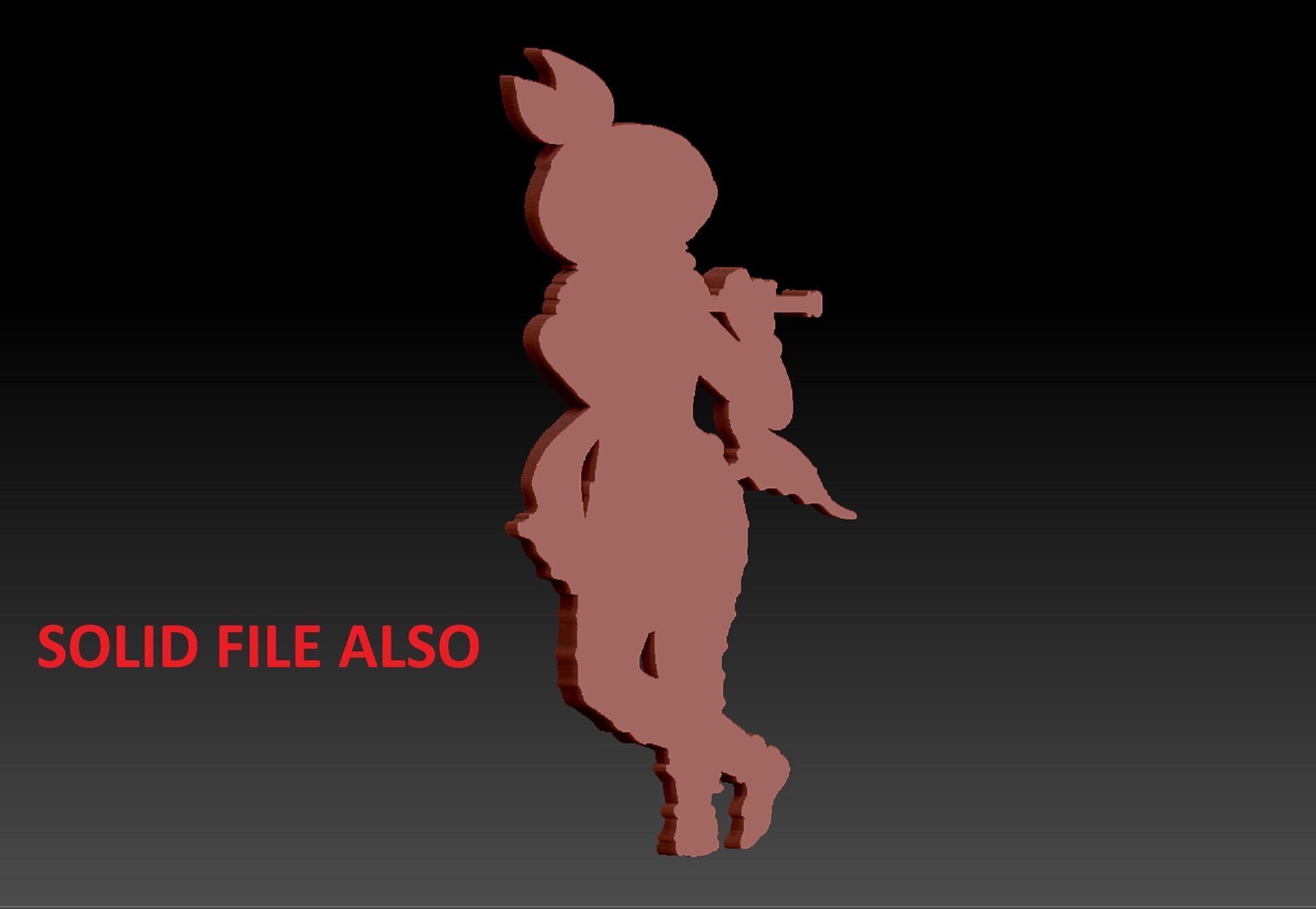 LORD KRISHNA PENDENT 3D print model_6