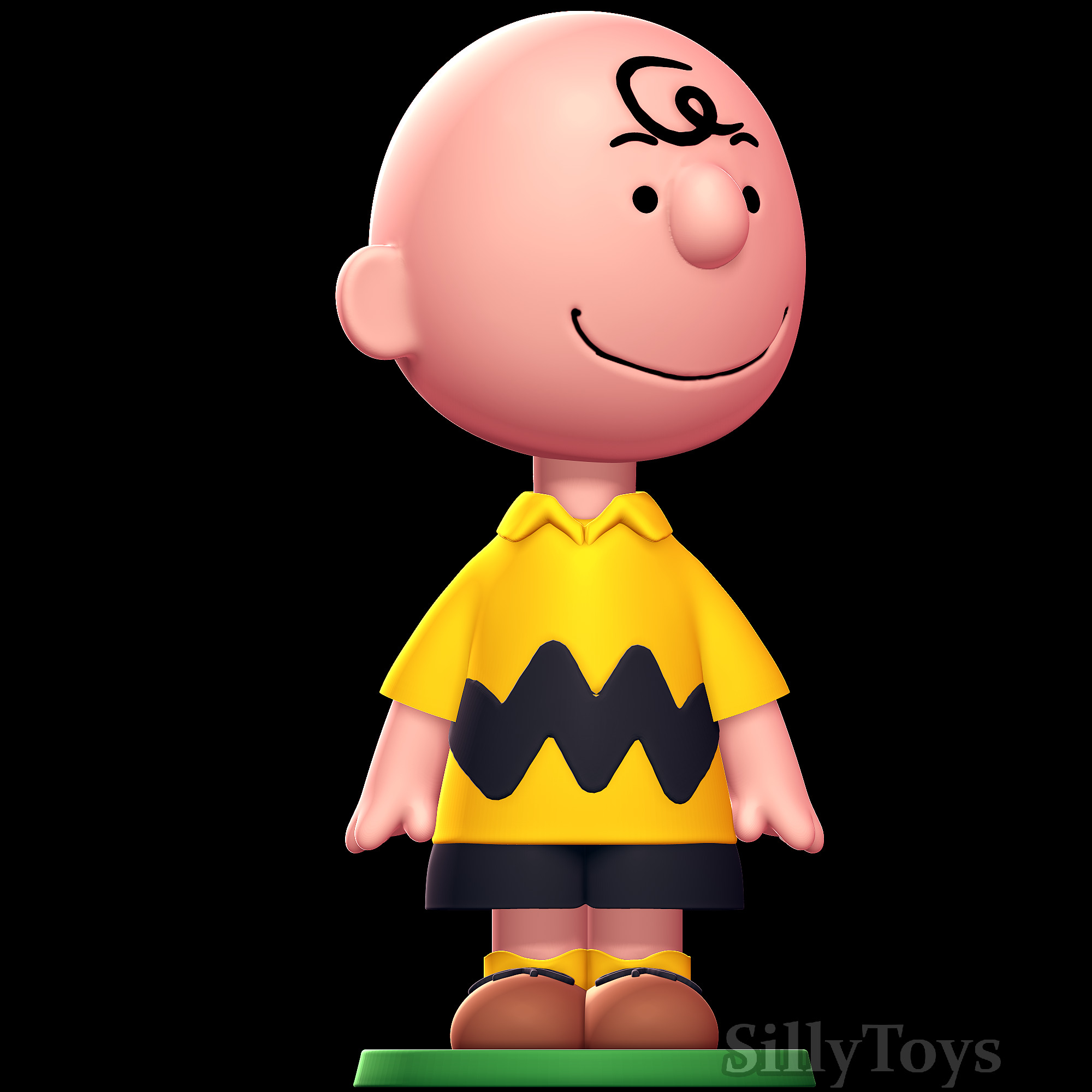 Charlie Brown - Peanuts 3D print model_1