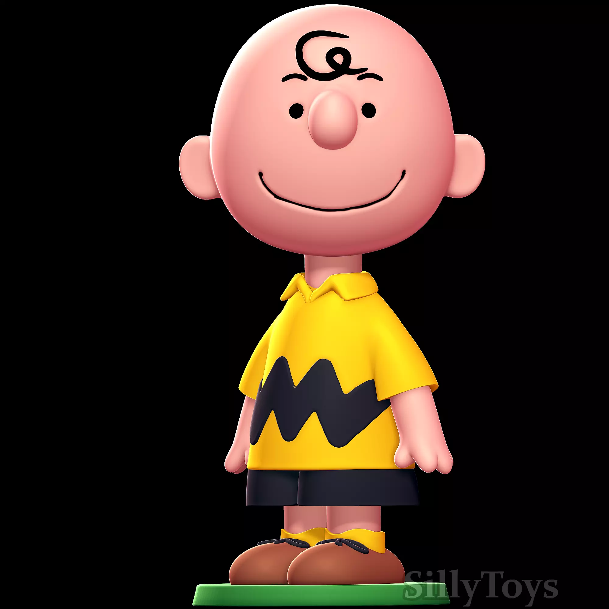 Charlie Brown - Peanuts 3D print model_0