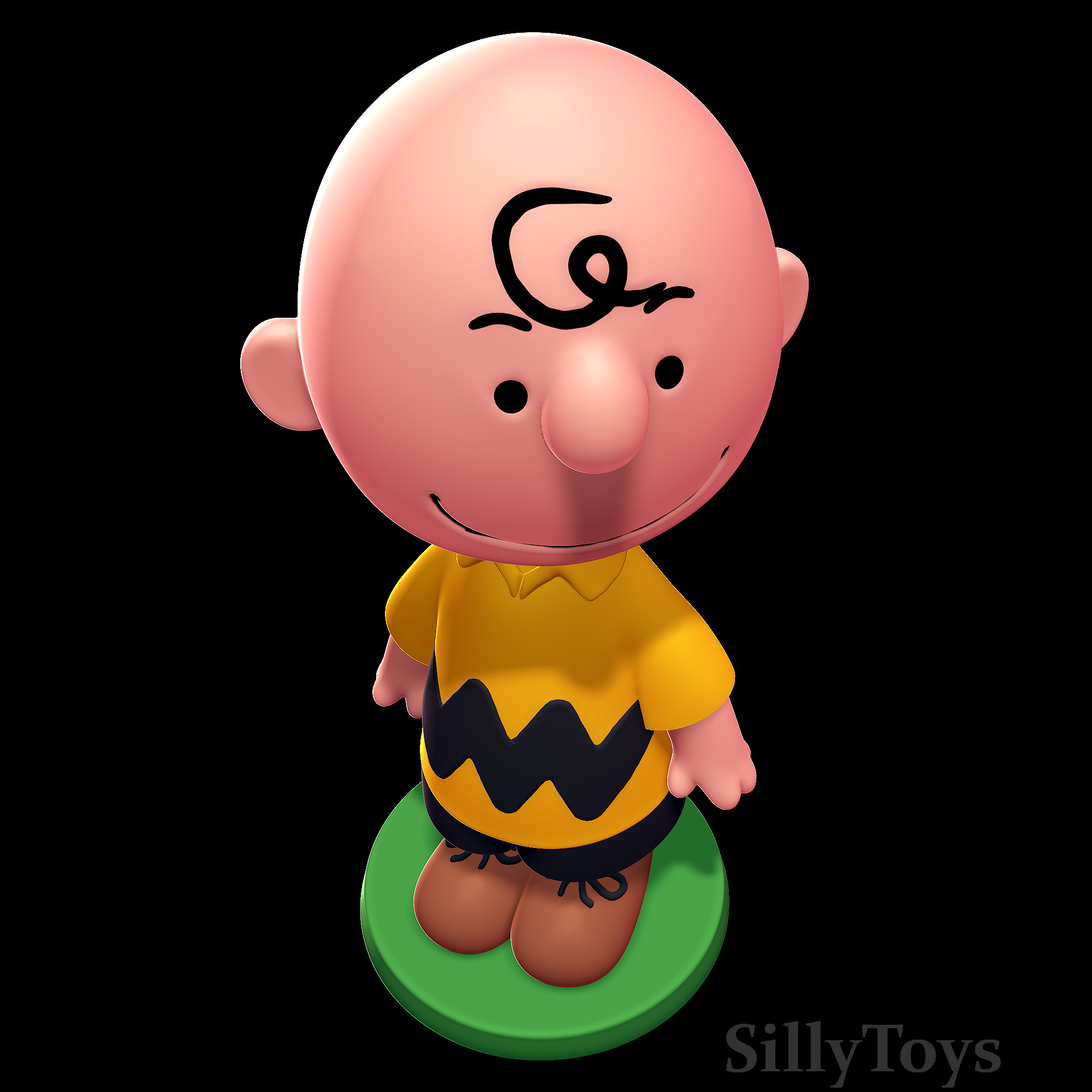 Charlie Brown - Peanuts 3D print model_4