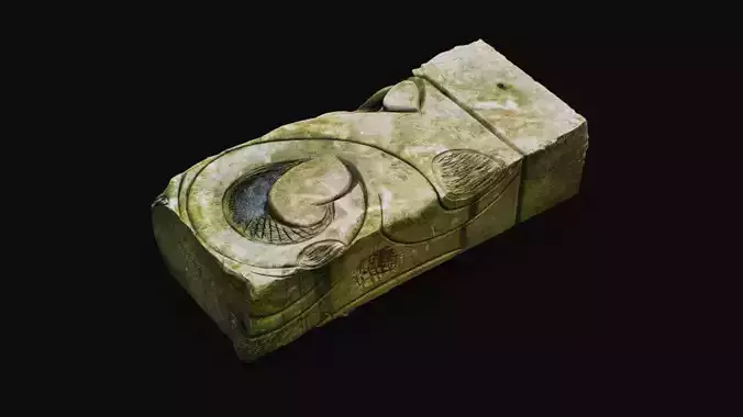 Stone Statue Pillar Mythical Abstract Art Abstract Sculpture