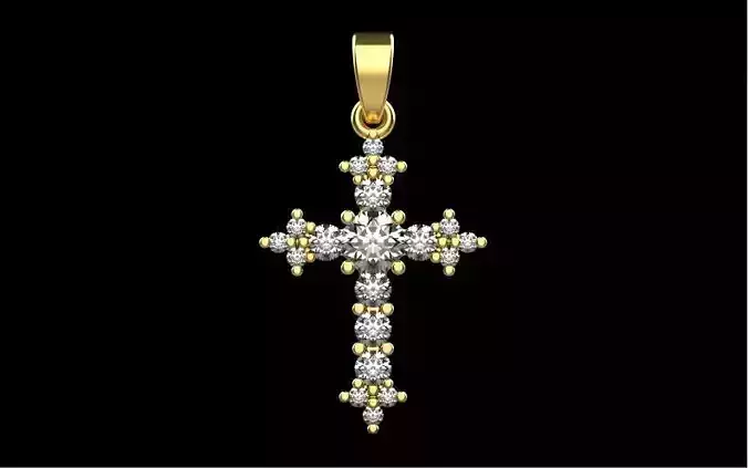 Cross Pendant 7155