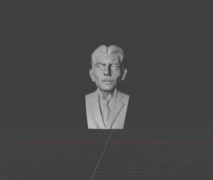 Nikola Tesla 3D print model_0