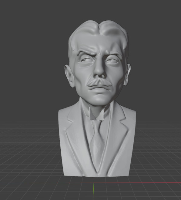 Nikola Tesla 3D print model_1