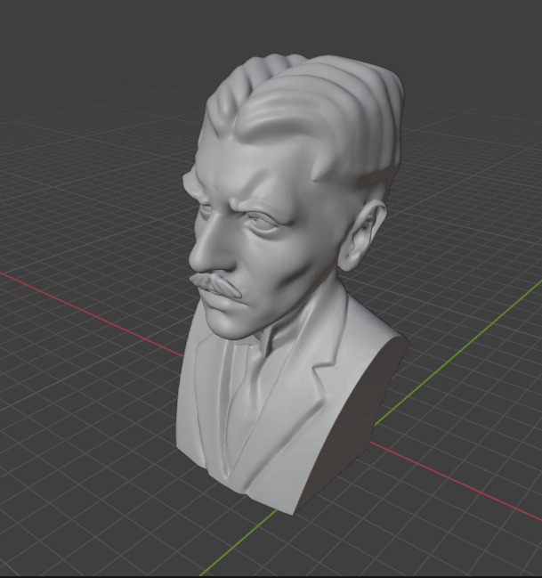 Nikola Tesla 3D print model_2