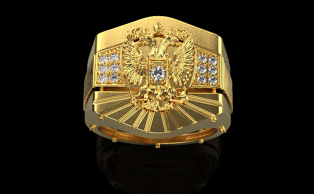 Ring 10539 3D print model_1