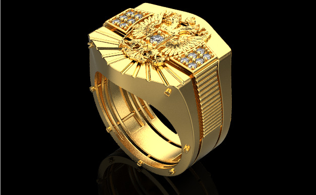 Ring 10539 3D print model_2