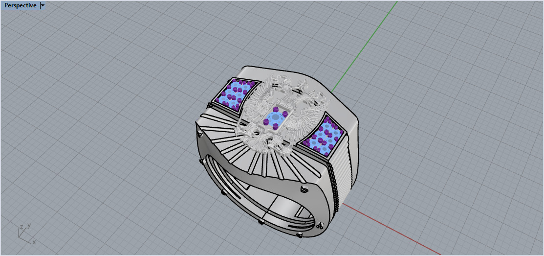 Ring 10539 3D print model_4