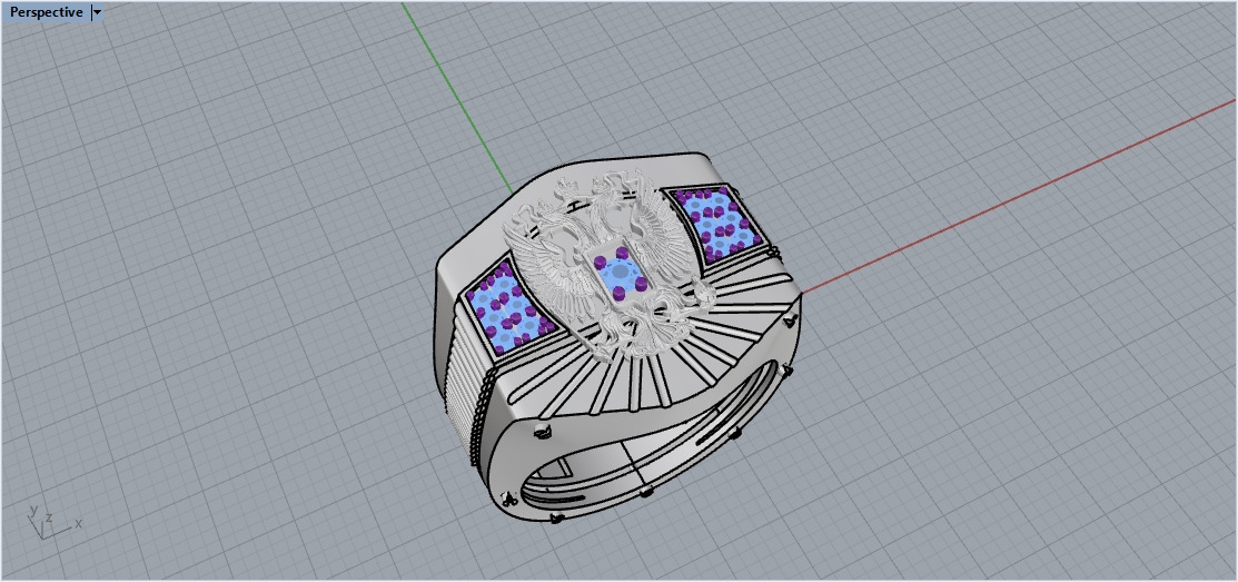 Ring 10539 3D print model_5