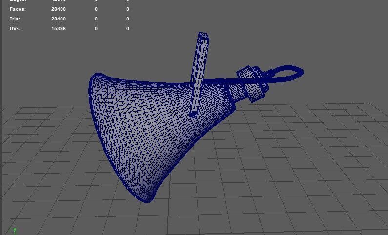 Old Military Speaker 3D model_14