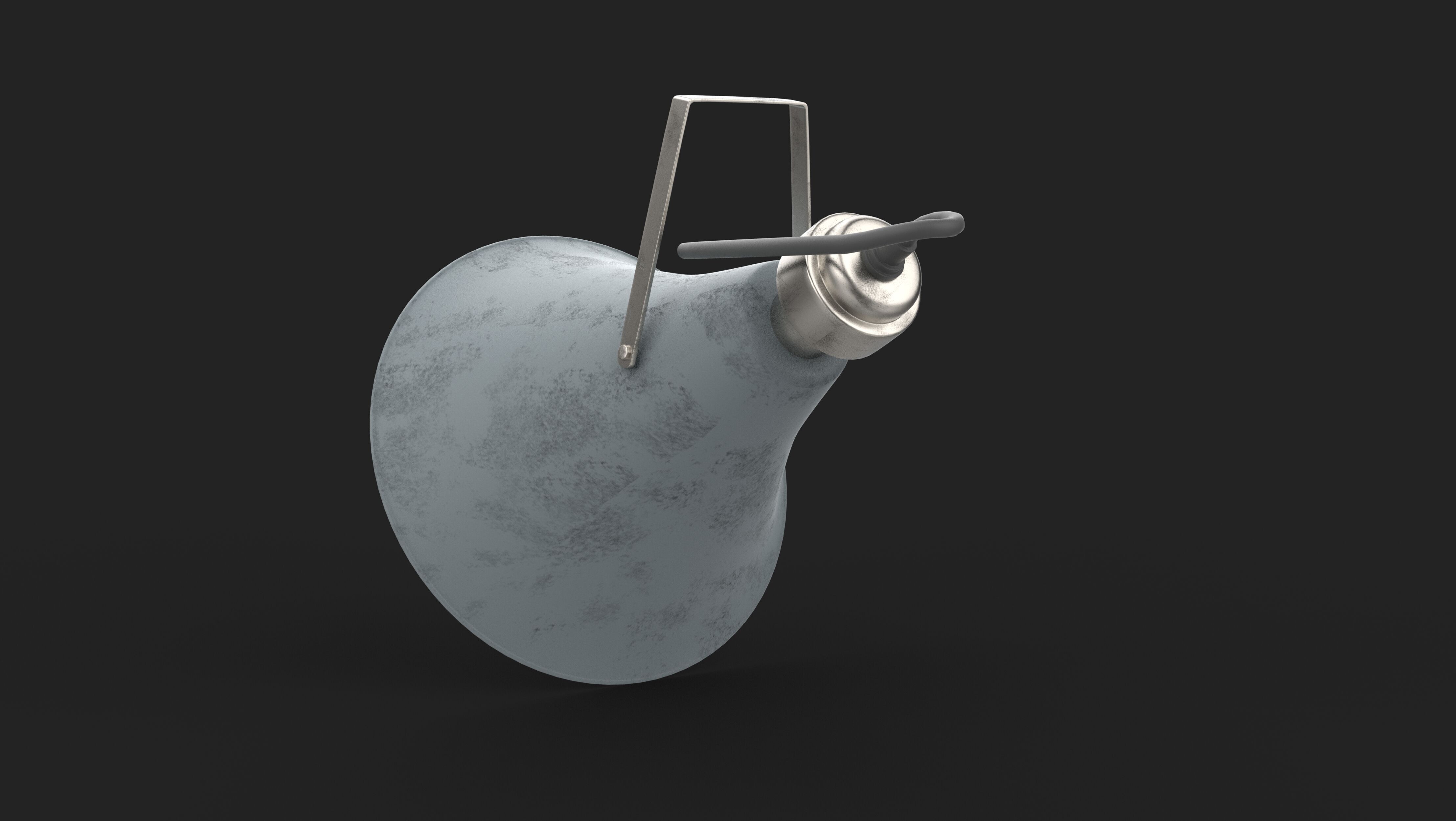 Old Military Speaker 3D model_10