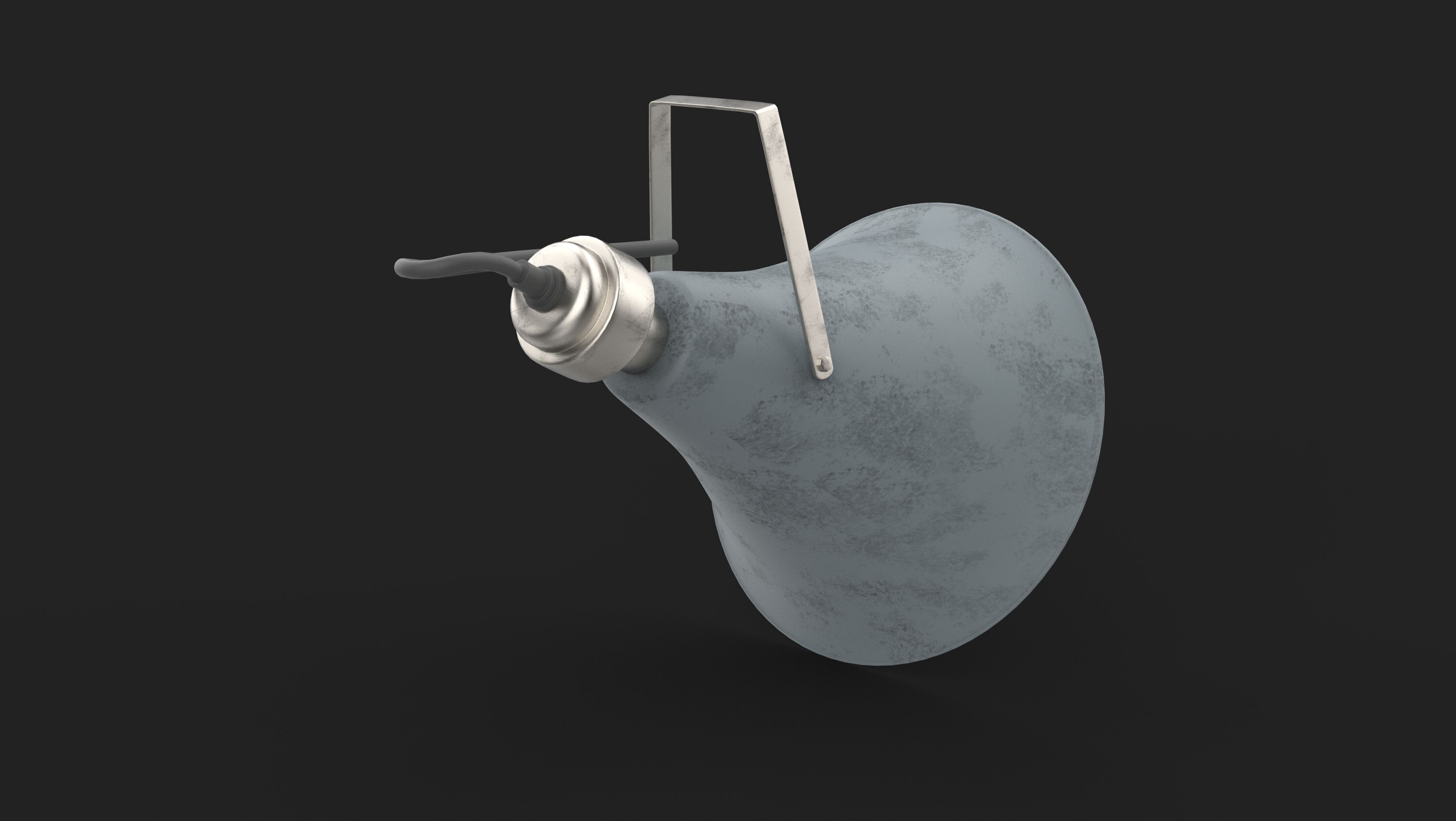 Old Military Speaker 3D model_11
