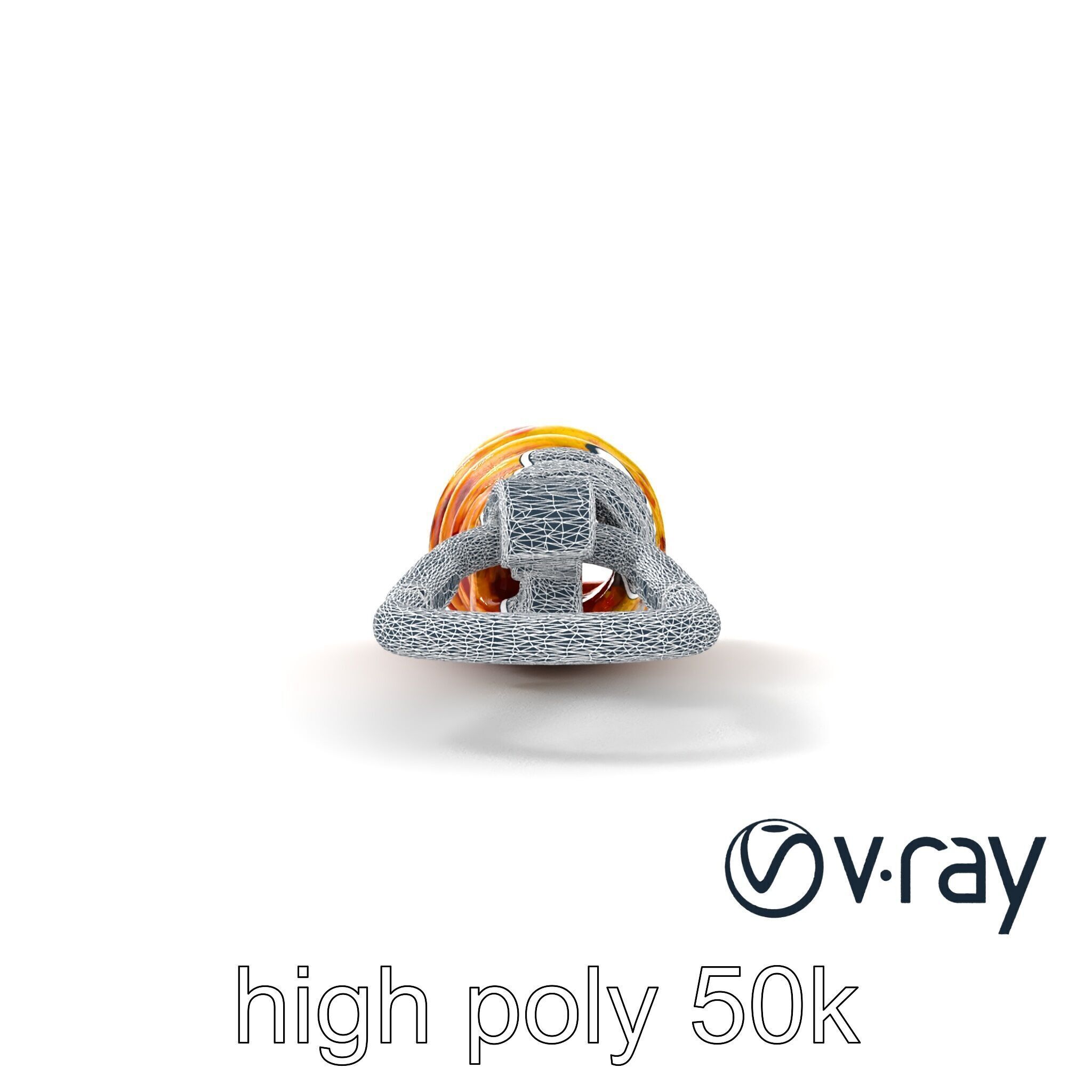 Climbing Gear Rope and Carabiner model pack Low-poly 3D model_26