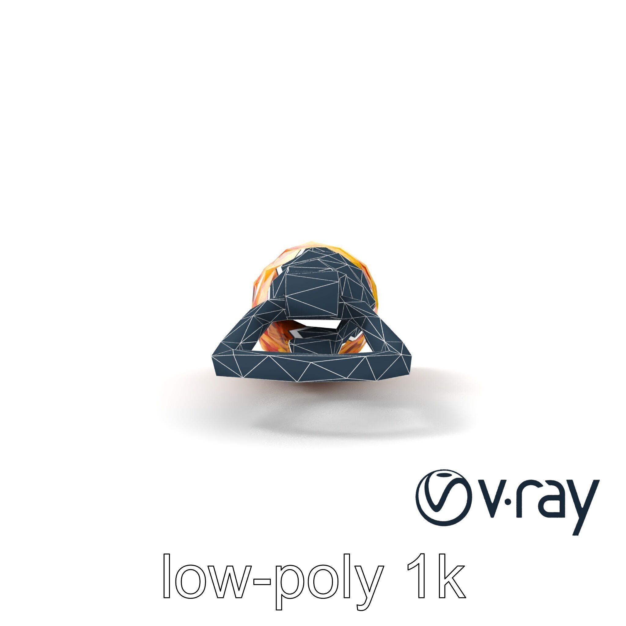 Climbing Gear Rope and Carabiner model pack Low-poly 3D model_15