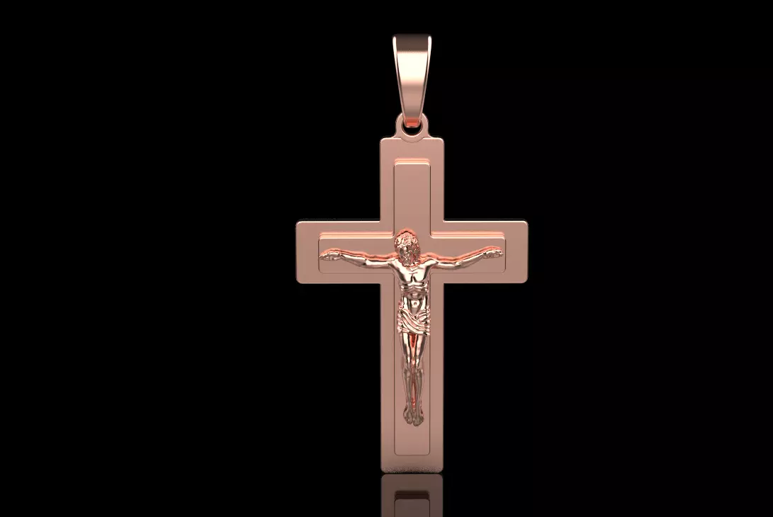 Cross Pendant 65178 3D print model_0