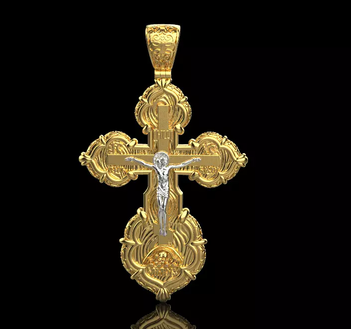 Cross Pendant 65099 3D print model_0