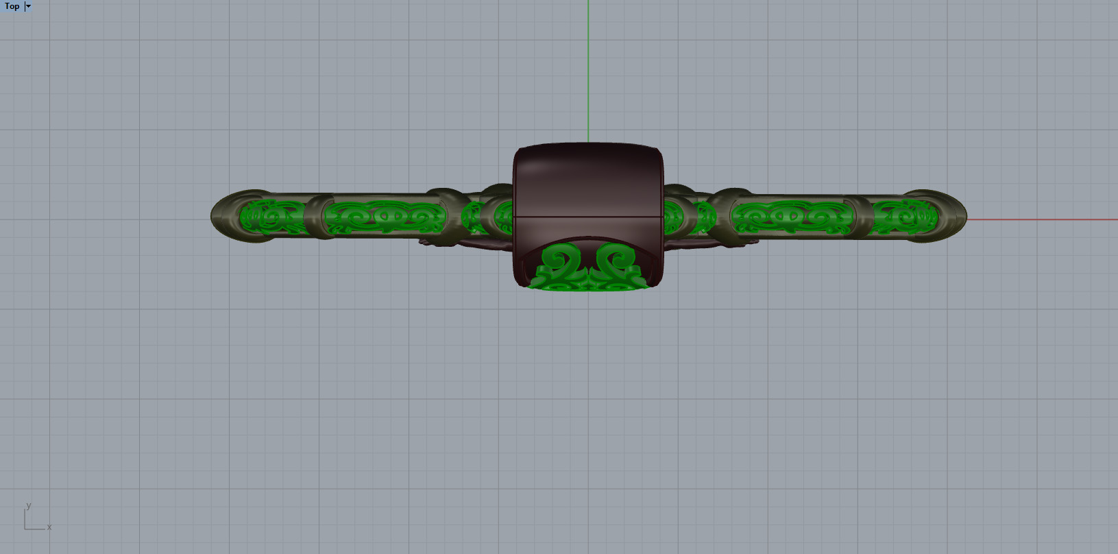 Cross Pendant 65099 3D print model_4