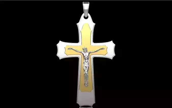 Jesus Cross Pendant 65049
