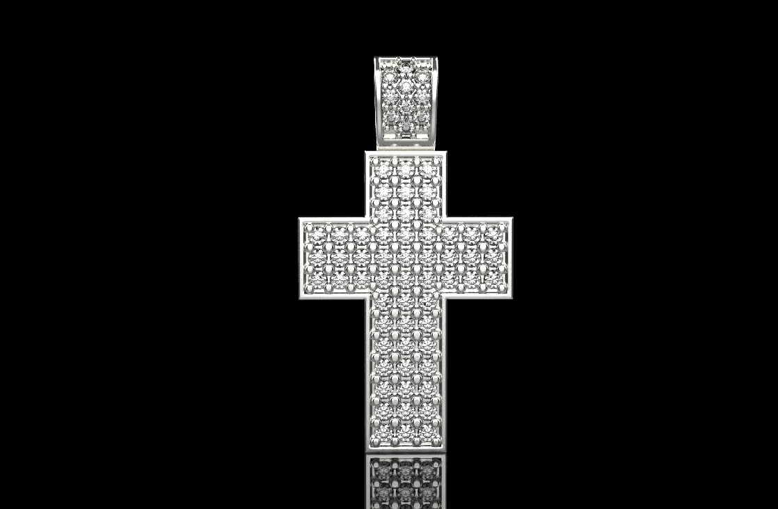 Cross Pendant 65037 3D print model_0