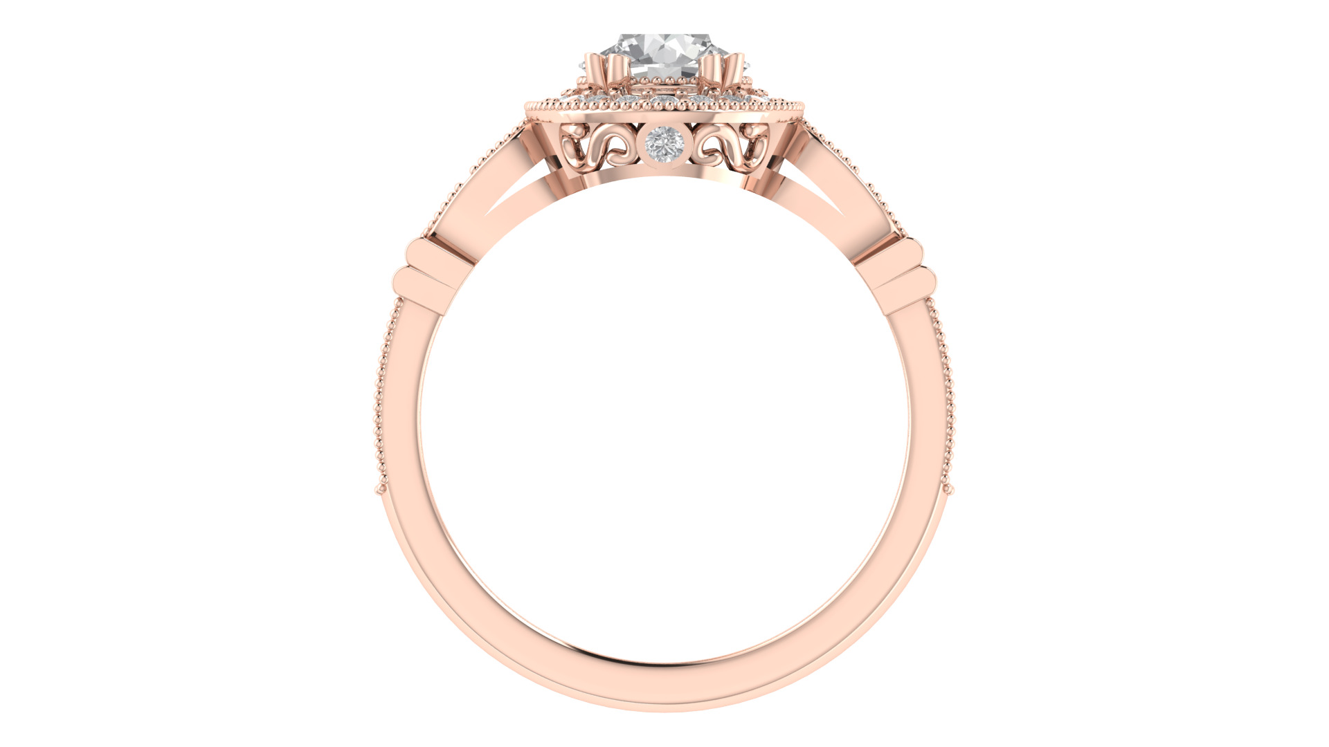 Women Ring  Render 3dm STL OBJ FBX TXT Details 3D print model_7