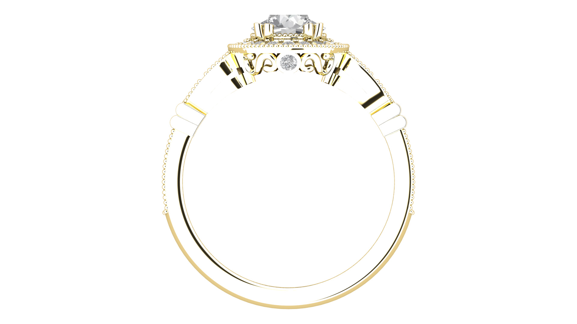 Women Ring  Render 3dm STL OBJ FBX TXT Details 3D print model_8